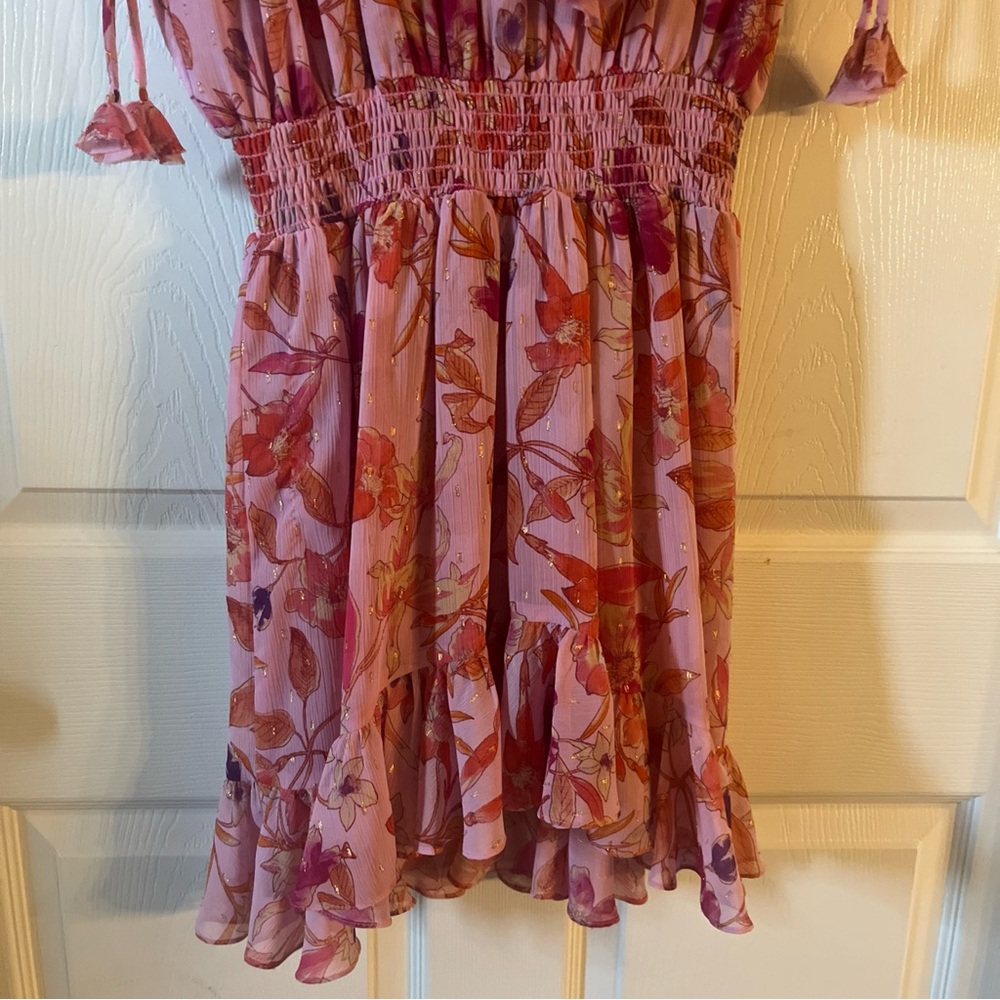 Misa Los Angeles Pink Floral Dress - Picture 4 of 7